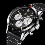 Breitling Avi Ref. 765 1964 Re Edition Black Dial Black Leather Strap Watch for Men - AB09451A1B1X1 Authentic Buy Shop Now