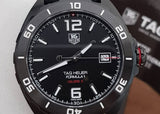 Tag Heuer Formula 1 Automatic 41mm Black Dial Black Rubber Strap Watch for Men - WAZ2115.FT8023