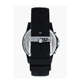 Armani Exchange Outerbanks Chronograph Black Dial Black Silicone Strap Watch For Men - AX1326 Authentic Buy Shop Now