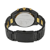 Armani Exchange Chronograph Black Dial Black Steel Strap Watch For Men - AX1604 Authentic Buy Shop Now