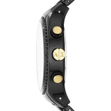 Armani Exchange Chronograph Black Dial Black Steel Strap Watch For Men - AX1604 Authentic Buy Shop Now