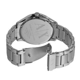 Armani Exchange Hampton Chronograph Black Dial Silver Steel Strap Watch For Men - AX2103 Authentic Buy Shop Now