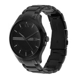 Armani Exchange Hampton Chronograph Black Dial Black Steel Strap Watch For Men - AX2104 Authentic Buy Shop Now