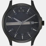 Armani Exchange Hampton Chronograph Black Dial Black Steel Strap Watch For Men - AX2104 Authentic Buy Shop Now