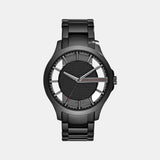 Armani Exchange Hampton Chronograph Black Dial Black Steel Strap Watch For Men - AX2192 Authentic Buy Shop Now
