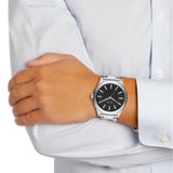 Armani Exchange Nico Analog Black Dial Silver Steel Strap Watch For Men - AX2320 Authentic Buy Shop Now