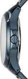 Armani Exchange Hampton Skeleton Grey Dial Blue Steel Strap Watch For Men - AX2401 Authentic Buy Shop Now