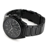 Armani Exchange Drexler Chronograph Black Dial Black Steel Strap Watch For Men - AX2601 Authentic Buy Shop Now