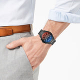 Armani Exchange Drexler Chronograph Black Dial Black Steel Strap Watch For Men - AX2615 Authentic Buy Shop Now