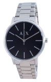 Armani Exchange Cayde Analog Black Dial Silver Steel Strap Watch For Men - AX2700 Authentic Buy Shop Now