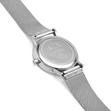 Armani Exchange Lola Analog Silver Dial Silver Mesh Strap Watch For Women - AX5535 Authentic Buy Shop Now