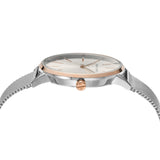 Armani Exchange Lola Analog White Dial Silver Mesh Strap Watch For Women - AX5537 Authentic Buy Shop Now
