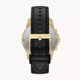 Armani Exchange Outerbanks Chronograph Black Dial Black Leather Strap Watch For Men - AX7133 Authentic Buy Shop Now