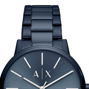 Armani Exchange Cayde Analog Blue Dial Blue Steel Strap Watch For Men - AX2702 Authentic Buy Shop Now