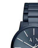 Armani Exchange Cayde Analog Blue Dial Blue Steel Strap Watch For Men - AX2702 Authentic Buy Shop Now