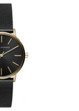 Armani Exchange Lola Three Hand Black Dial Black Mesh Strap Watch For Women - AX5548 Authentic Buy Shop Now