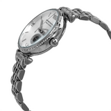 Emporio Armani Gianni T-Bar Automatic Silver Dial Silver Steel Strap Watch For Women - AR60022 Authentic Buy Shop Now