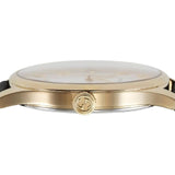 Gucci G-Timeless Mother of Pearl Dial Black Leather Strap Watch For Women - YA126589 Authentic Buy Shop Now