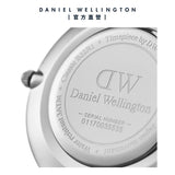 Daniel Wellington Classic Petite Sheffield White Dial Black Leather Strap Watch For Women - DW00100186 Authentic Buy Shop Now