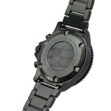 Emporio Armani Diver Chronograph Black Dial Black Steel Strap Watch For Men - AR80050 Authentic Buy Shop Now