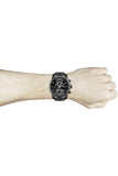 Hugo Boss Skymaster Chronograph Black Dial Black Steel Strap Watch for Men - 1513785 Authentic Buy Shop Now