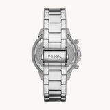 Fossil Bannon Chronograph Green Dial Silver Steel Strap Watch for Men - BQ2492 Authentic Buy Shop Now