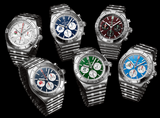 Breitling Chronomat B01 42 Six Nations Ireland Green Dial Silver Steel Strap Watch for Men - AB0134A91L1A1 Authentic Buy Shop Now