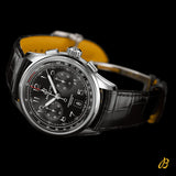 Breitling Premier B01 Chronograph 42 Black Dial Black Leather Strap Watch for Men - AB0145221B1P1 Authentic Buy Shop Now
