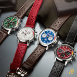 Breitling Top Time B01 Shelby Cobra Blue Dial Brown Leather Strap Watch for Men - AB01763A1C1X1 Authentic Buy Shop Now