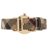 Burberry The City Diamonds Mother of Pearl Dial Brown Leather Strap Watch for Women - BU9226 Authentic Buy Shop Now