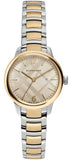 Burberry The Classic Champagne Gold Dial Two Tone Steel Strap Watch for Women - BU10118 Authentic Buy Shop Now