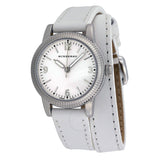 Burberry Utilitarian White Dial White Leather Strap Watch for Women - BU7846 Authentic Buy Shop Now