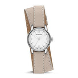 Burberry Utilitarian White Dial Pink Leather Strap Watch for Women - BU7847 Authentic Buy Shop Now