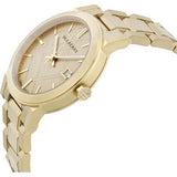 Burberry The City Gold Dial Gold Steel Strap Watch for Women - BU9033 Authentic Buy Shop Now