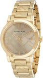 Burberry The City Gold Dial Gold Steel Strap Watch for Men - BU9038 Authentic Buy Shop Now