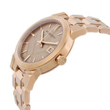 Burberry The City Diamonds Rose Gold Dial Rose Gold Steel Strap Watch for Women - BU9126 Authentic Buy Shop Now