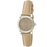 Burberry The City Beige Dial Beige Leather Strap Watch for Women - BU9207 Authentic Buy Shop Now