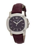 Burberry Brit The Britain Maroon Dial Maroon Leather Strap Watch for Women - BBY1714 Authentic Buy Shop Now