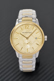 Burberry The Classic Gold Dial Two Tone Steel Strap Watch for Men - BU10011 Authentic Buy Shop Now
