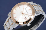 Burberry The City White Dial Two Tone Steel Strap Watch for Women - BU9006 Authentic Buy Shop Now