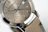 Burberry The City Beige Dial Tan Leather Strap Watch for Women - BU9021 Authentic Buy Shop Now