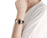 Bvlgari Divas Dream Quartz Diamonds Black Dial Black Leather Strap Watch for Women - DREAM102841 Authentic Buy Shop Now