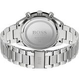 Hugo Boss Santiago Black Dial Silver Steel Strap Watch for Men - 1513862 Authentic Buy Shop Now