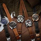 Breitling Avi Chronograph 42 Mosquito Black Dial Brown Leather Strap Watch for Men - Y233801A1B1X1 Authentic Buy Shop Now