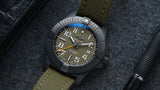 Breitling Avenger Automatic GMT 45 Night Mission Green Dial Green Nylon Strap Watch for Men - V323952A1L1X1 Authentic Buy Shop Now