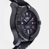 Breitling Avenger Automatic 45 Seawolf Night Mission Black Dial Black Nylon Strap Watch for Men - V17319101B1X1 Authentic Buy Shop Now