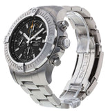 Breitling Avenger Chronograph 45mm Black Dial Silver Steel Strap Watch for Men - A13317101B1A1 Authentic Buy Shop Now