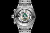 Breitling Chronomat B01 42 Six Nations Wales Red Dial Silver Steel Strap Watch for Men - AB0134A61K1A1 Authentic Buy Shop Now