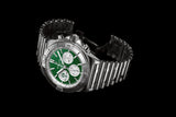 Breitling Chronomat B01 42 Six Nations Ireland Green Dial Silver Steel Strap Watch for Men - AB0134A91L1A1 Authentic Buy Shop Now