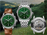 Breitling Premier B01 Chronograph 42 Green Dial Silver Steel Strap Watch for Men - AB0145371L1A1 Authentic Buy Shop Now